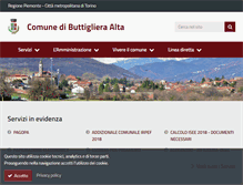 Tablet Screenshot of comune.buttiglieraalta.to.it